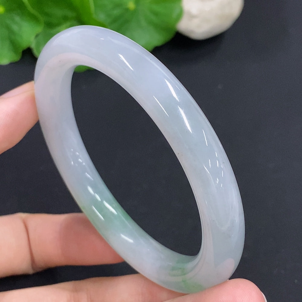 Jadeite Round Bangle Size 55.3 Total Weight Approx. 46.7g
