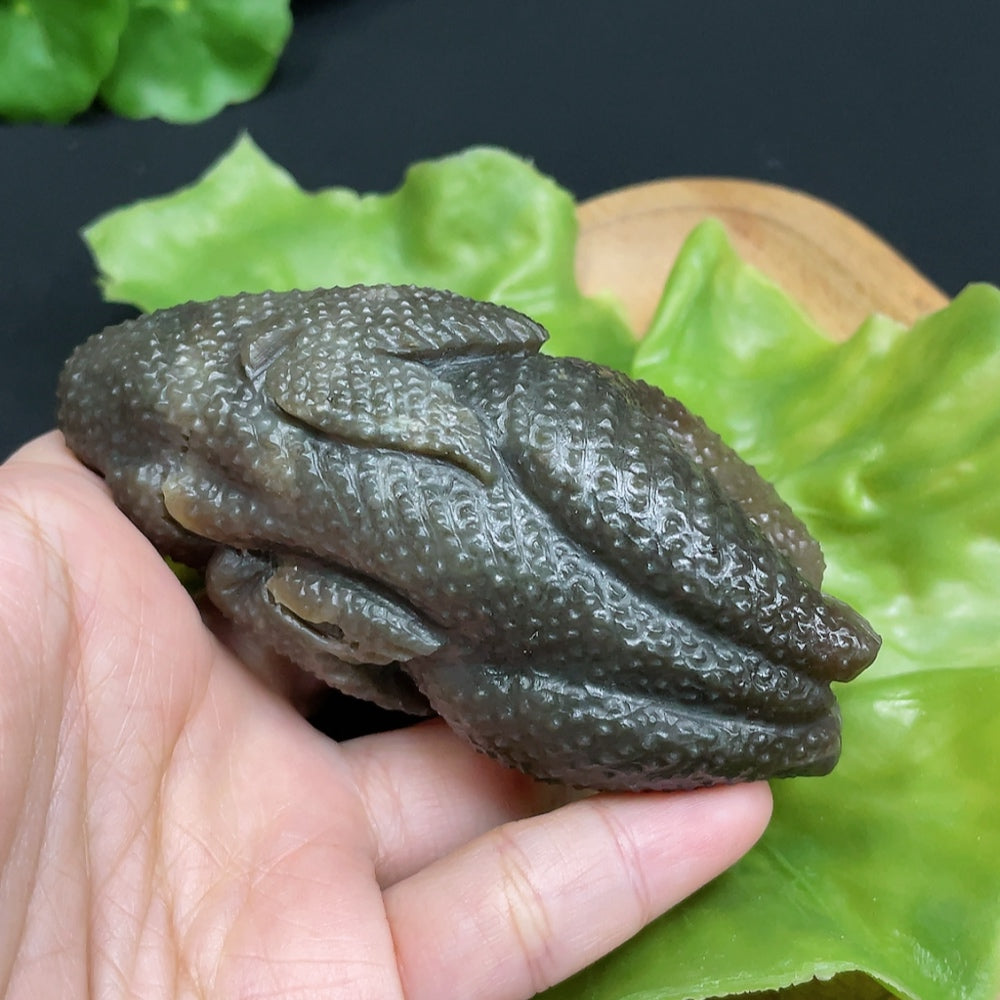 Hetian Jade Ornament Rooster Total Weight Approx. 216.7g