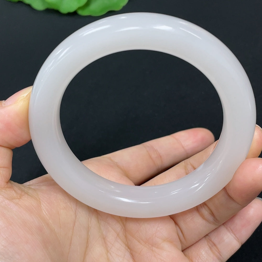 Hetian Jade Round Bracelet