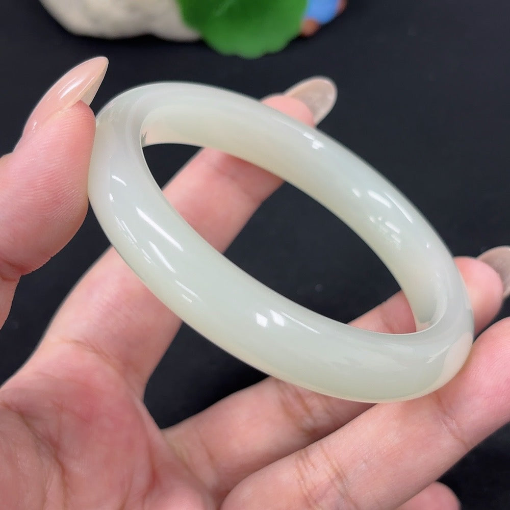 Hetian Jade Round Bracelet