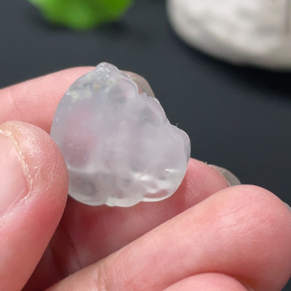 Jadeite Buddha Pendant, Total Weight Approx. 4g