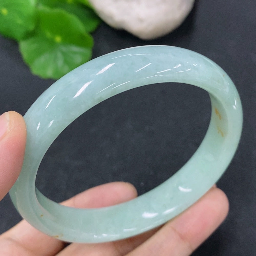 Jadeite Round Bracelet Size 58.5mm Total Weight Approx. 48.64g