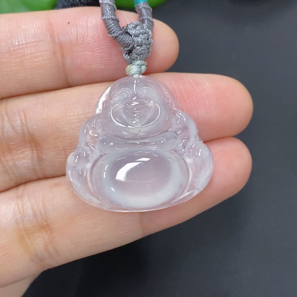 Jadeite Buddha Pendant Including Rope Approximately | Huiliu Certified