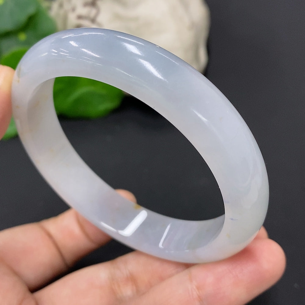 Jadeite Round Bangle Size 56.3 Total Weight Approx. 50.6g