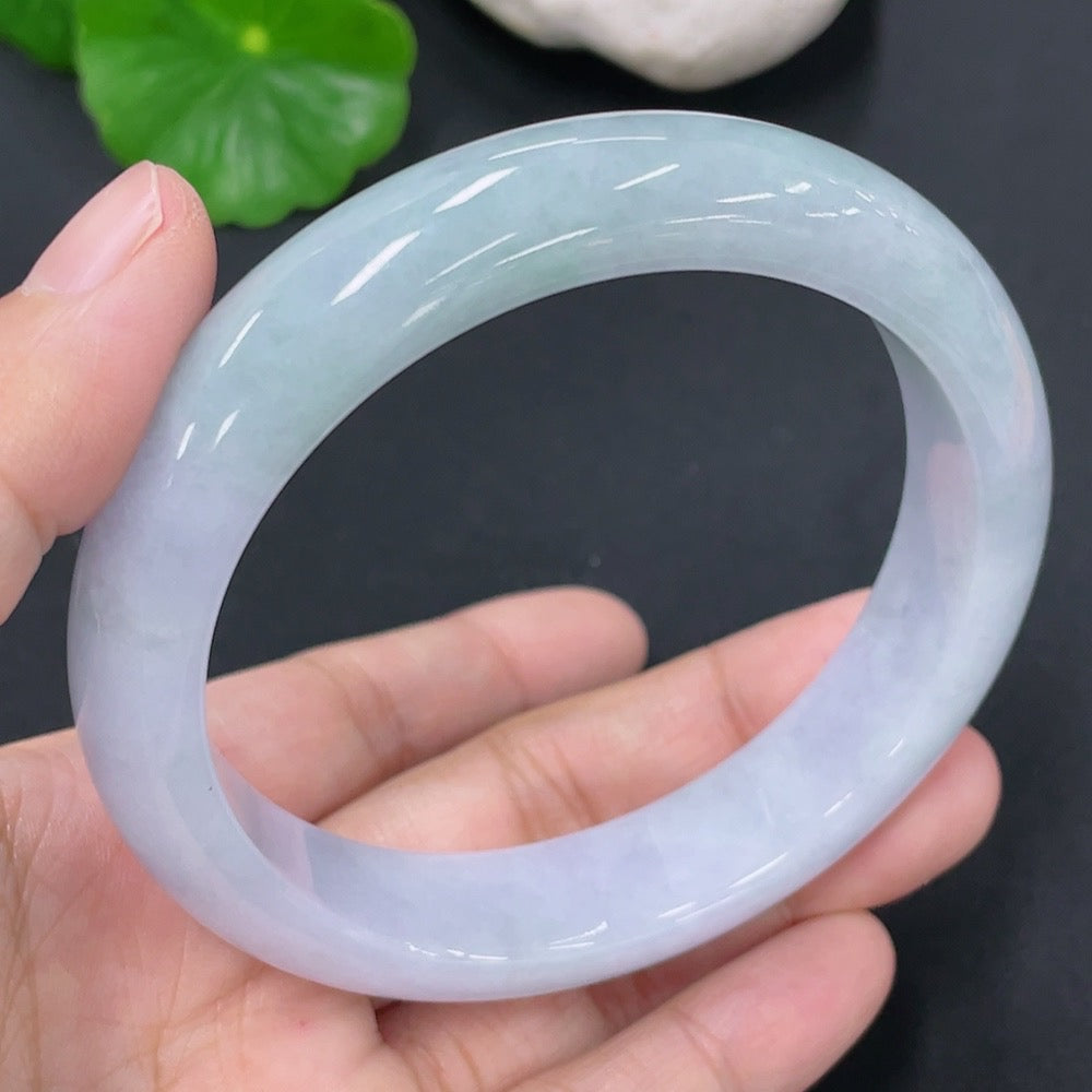 Jadeite Round Bracelet Size 58.8mm Total Weight Approx. 63.2g