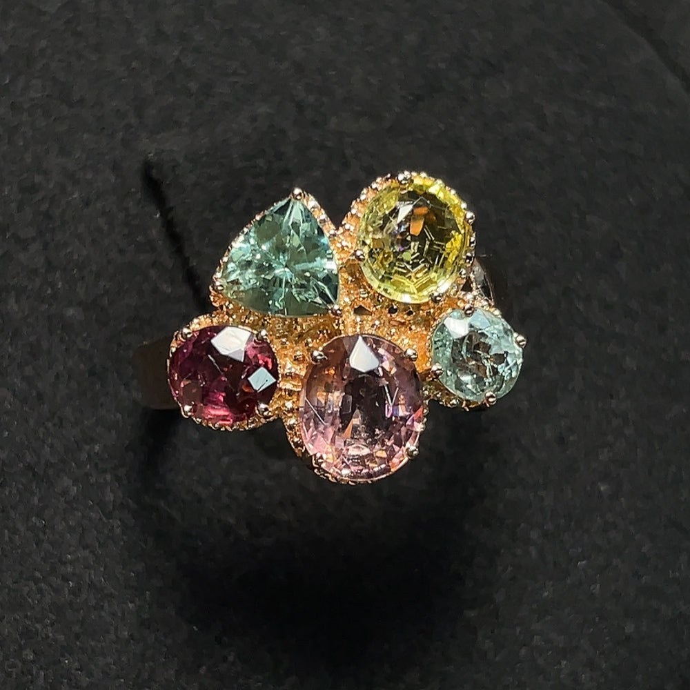 18K Gold Tourmaline Ring