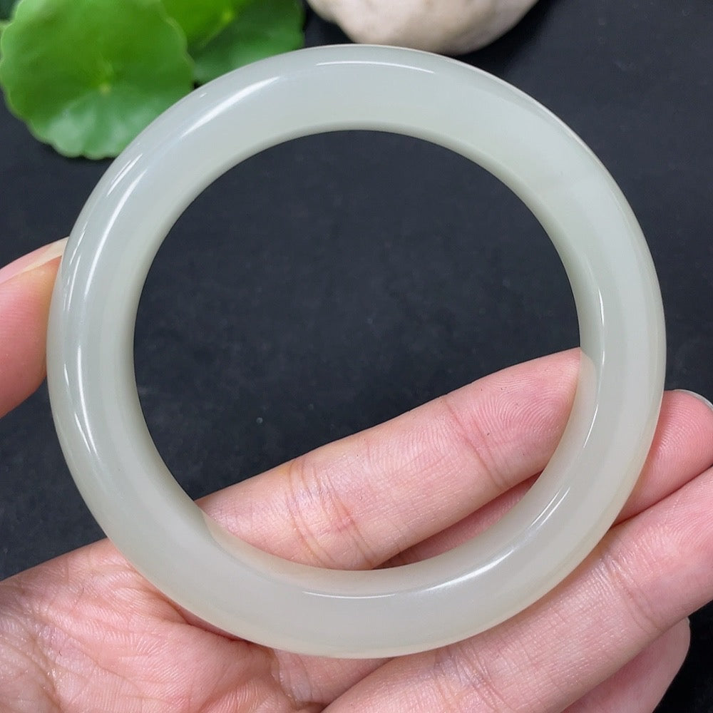 Hetian Jade Round Bracelet