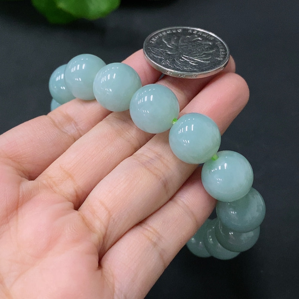 Jadeite Bracelet Approx. 12.7mm Total Weight 61.604g