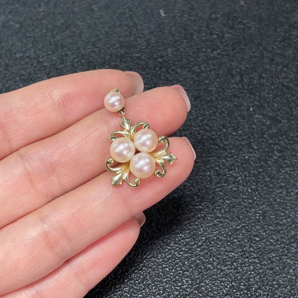 Huiliu certified seawater pearl pendant with 57% content, 5.8mm size, featuring a lustrous pearl on a delicate chain.
