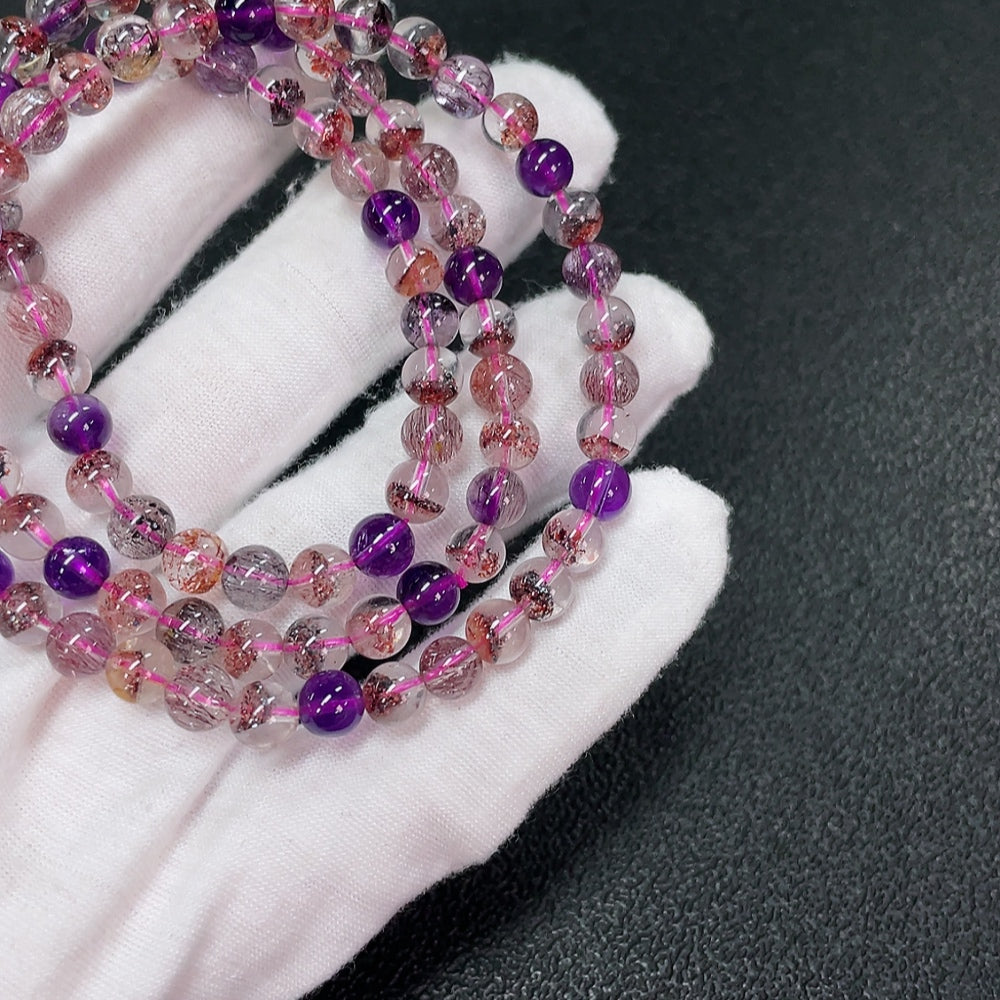 Crystal Bead Strand Total Weight Approx. 30.58g Size About 6.1mm