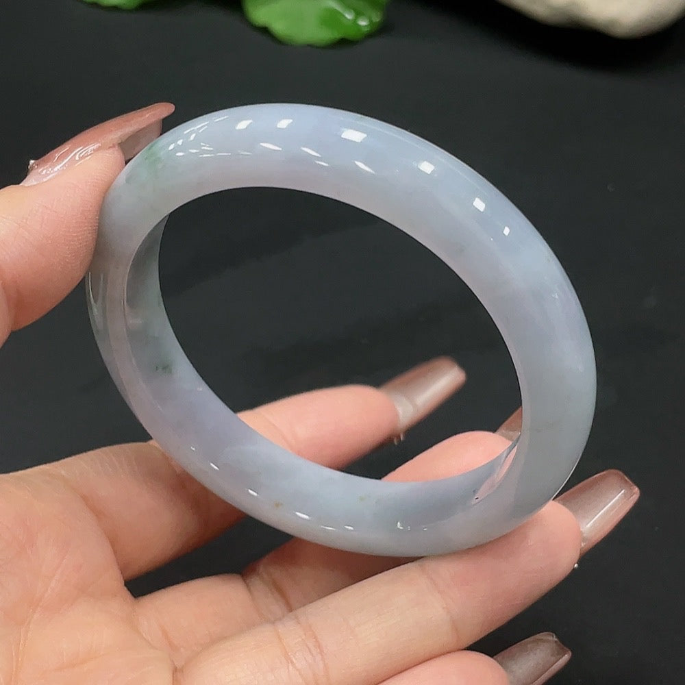 Jadeite Round Bangle Size 56.2 Total Weight Approx. 51.44g