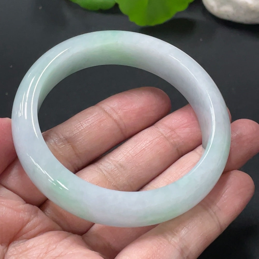 Jadeite Round Bracelet Total Weight Approx. 48.8g Size 51.2