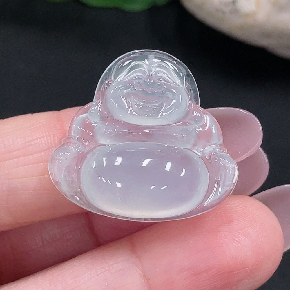 Jadeite Buddha Pendant, Total Weight Approx. 4.9g