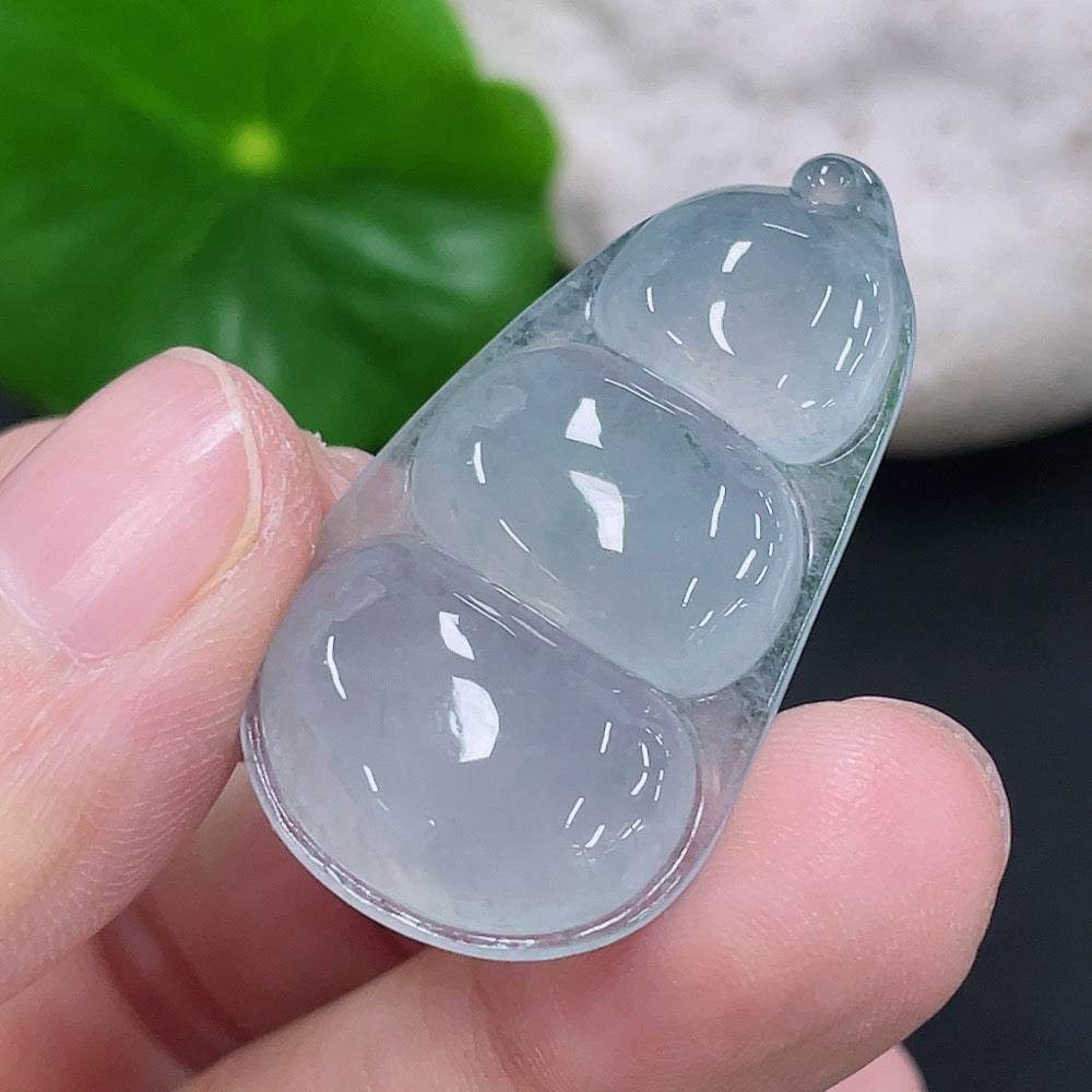 Jadeite Fu Dou Inlaid Piece Total Weight Approx. 6.1g