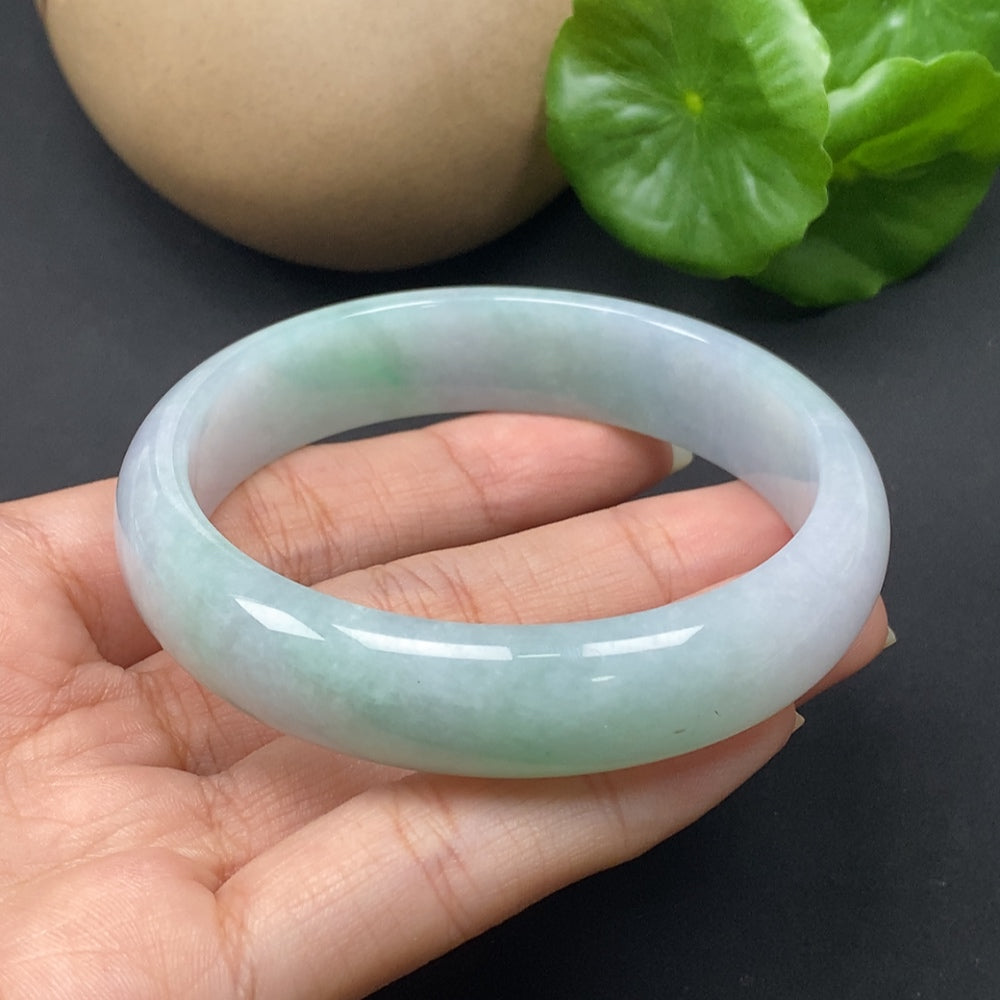 Jadeite Round Bracelet Size 57.7 Total Weight Approx. 55.51g