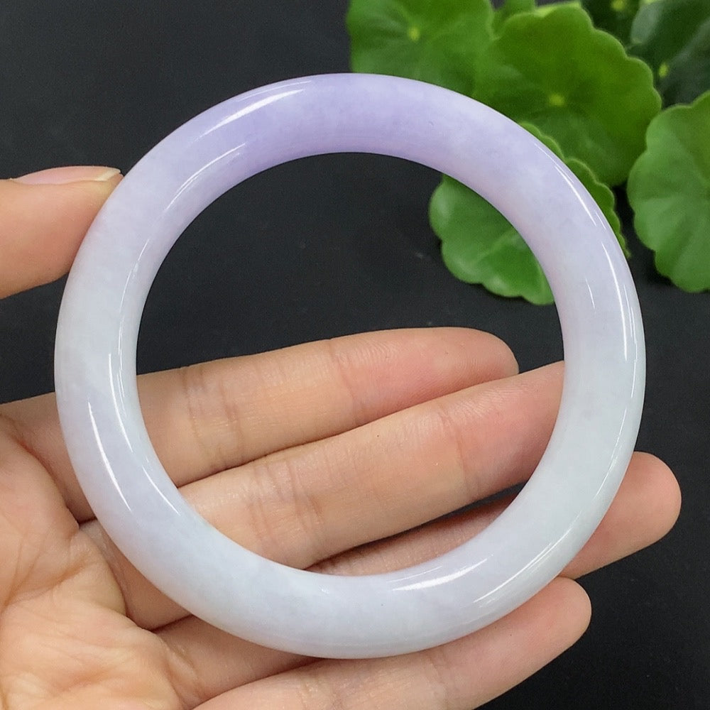 Jadeite Round Bangle Size 56.5 Total Weight Approx. 55.7g
