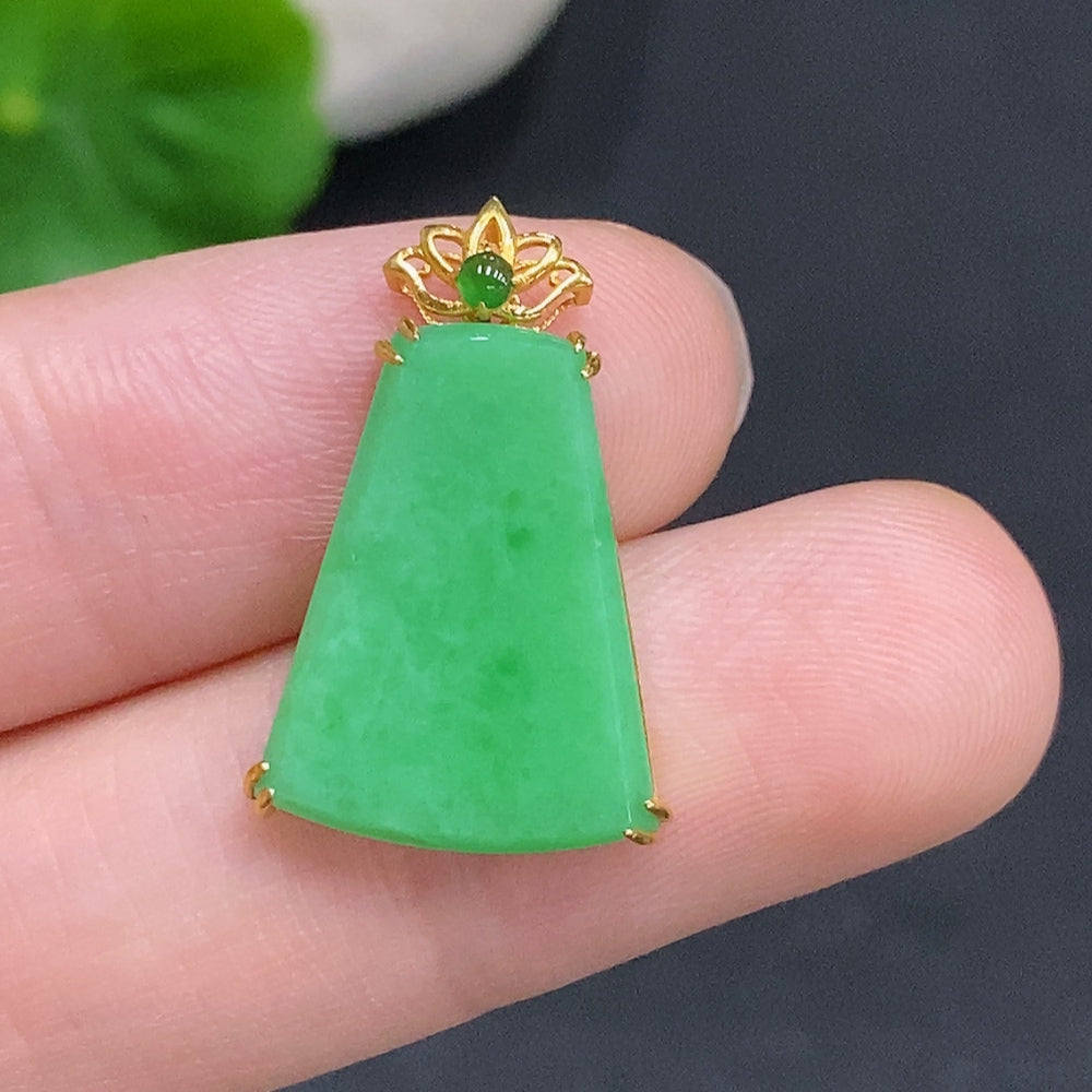 Jadeite Plain Pendant Necklace with, . | Huiliu Certified