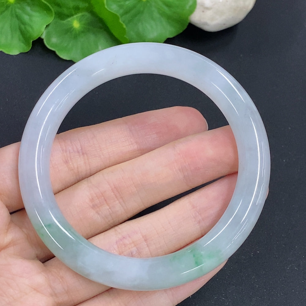 Jadeite Round Bangle Size 55.3 Total Weight Approx. 46.7g