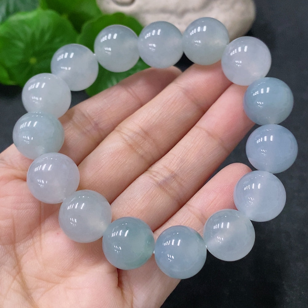 Jadeite Bracelet Approx.12.5mm Total Weight Approx.57.1g