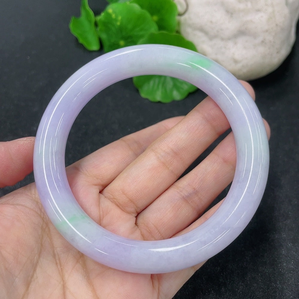 Jadeite Round Bangle Size 59.2mm Total Weight Approx. 70.43g