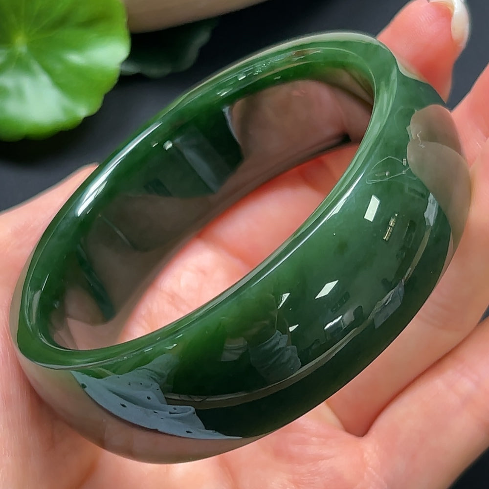 Hetian Jade Round Bracelet