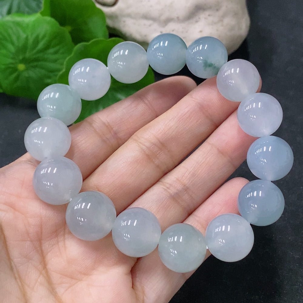 Jadeite Bracelet Approx.12.5mm Total Weight Approx.57.1g