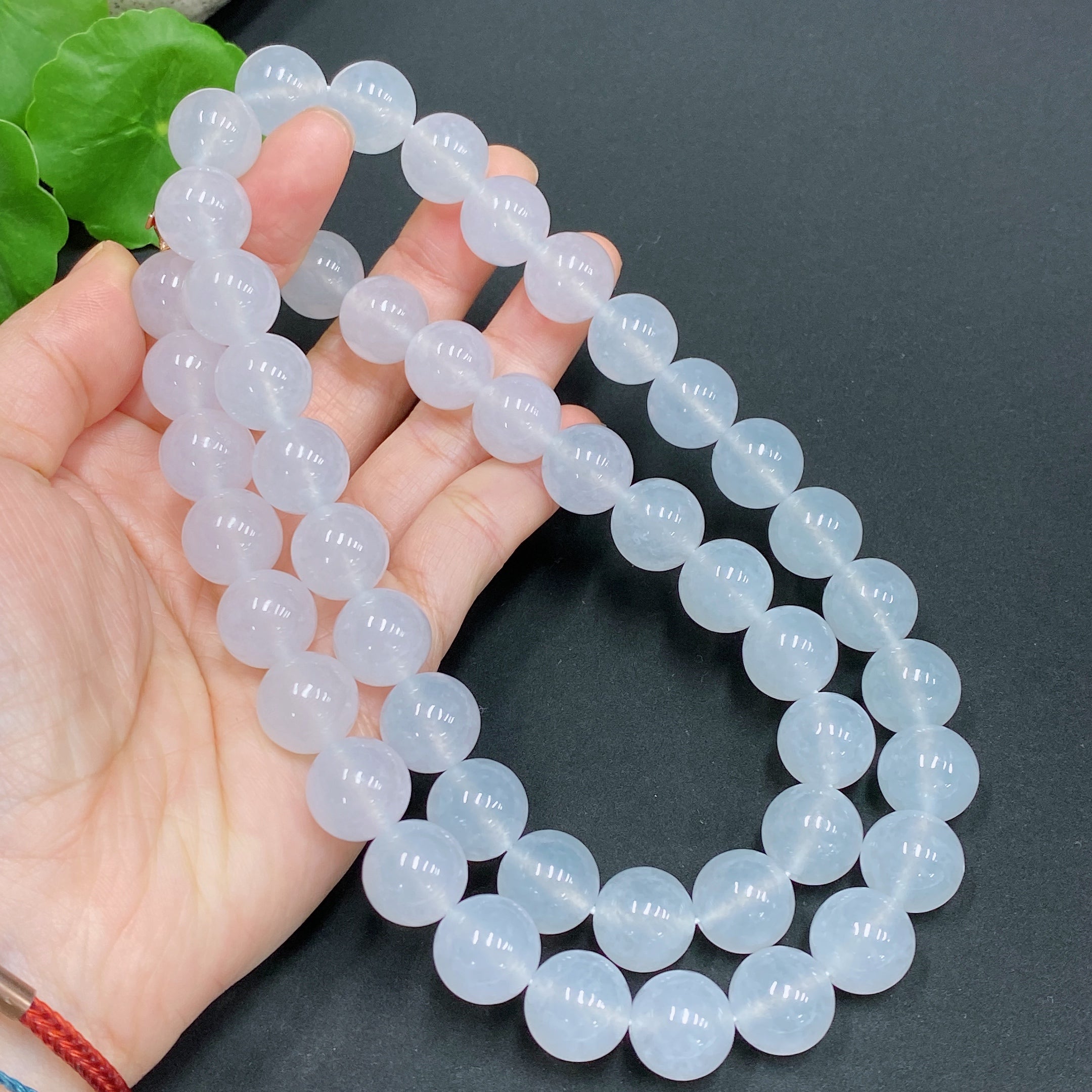 翡翠ビーズネックレス 約12.5mm 非金属インレイ 総重量約173.2g【総額:25,988米ドル】