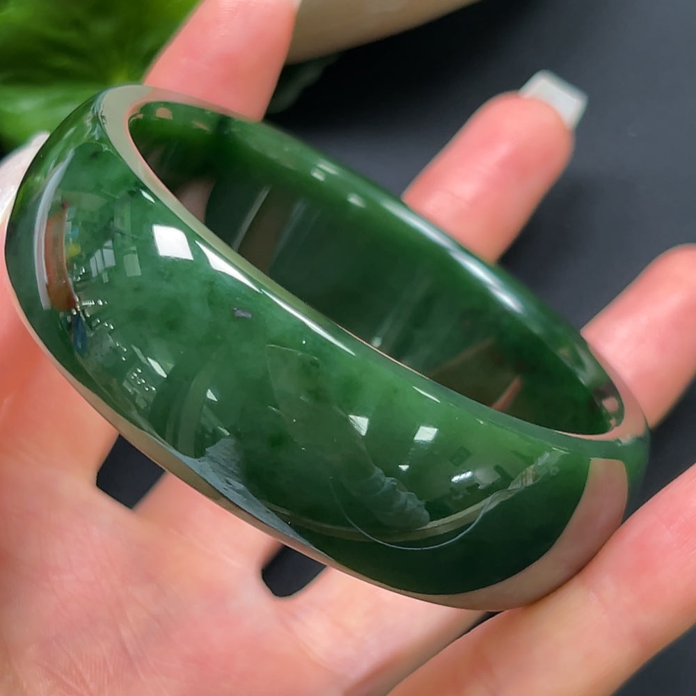 Hetian Jade Jasper Round Bracelet