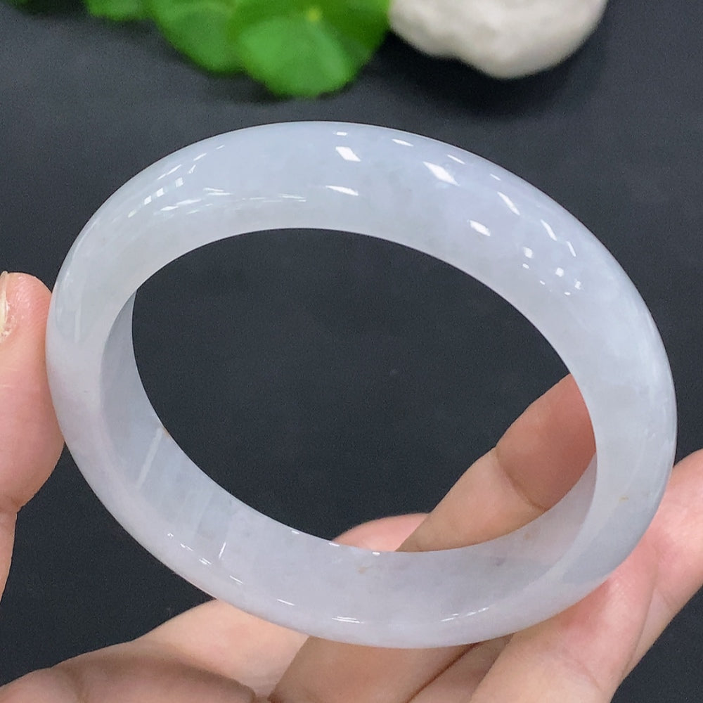 Jadeite Round Bangle Size 57.3 Total Weight Approx. 59.4g