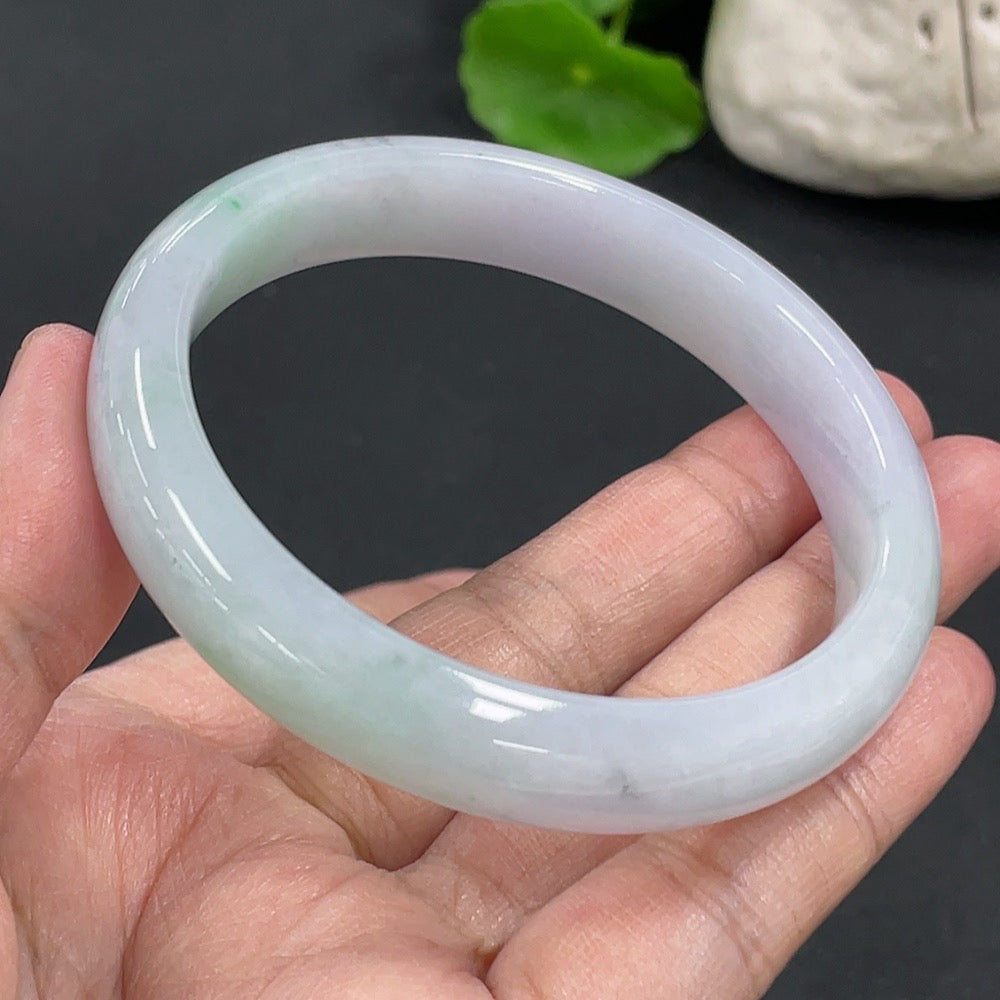Jadeite Round Bangle Size 57.8 Total Weight Approx. 49.34g