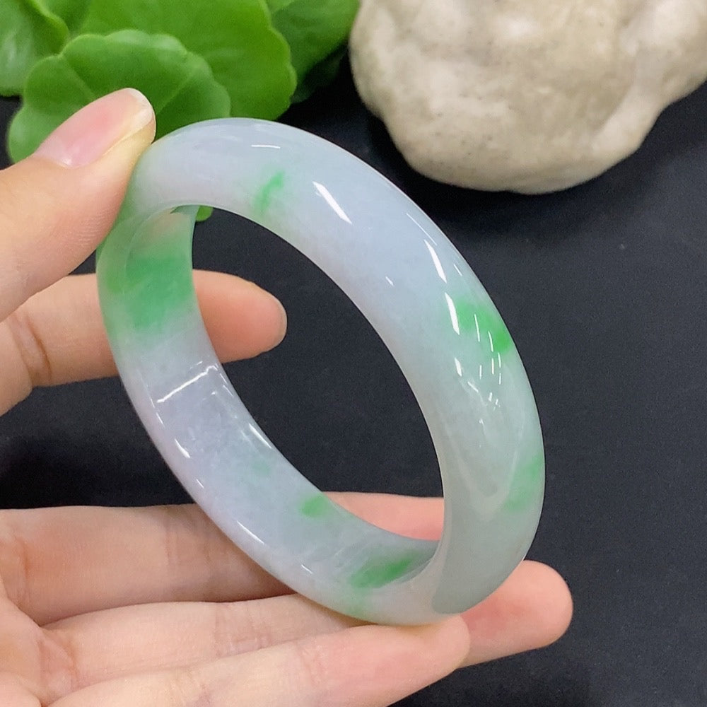 Jadeite Round Bangle Size 55.8 Total Weight Approx. 62.65g