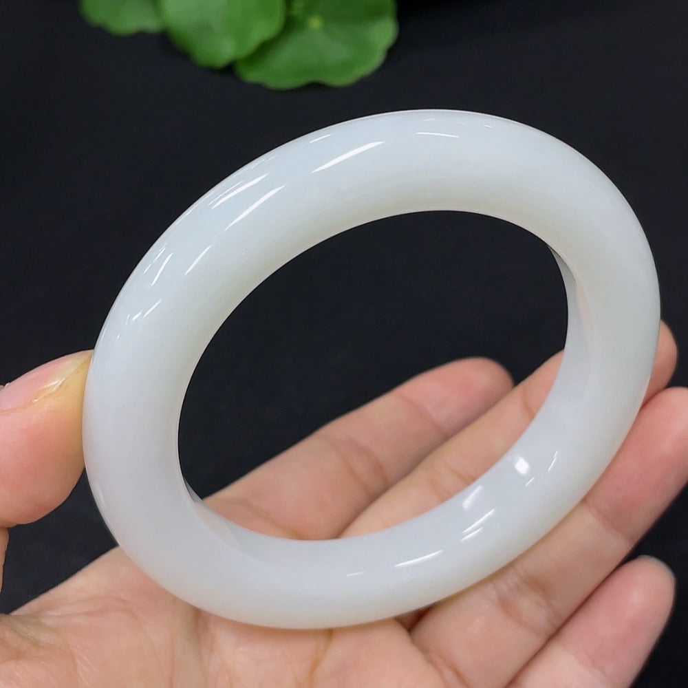 Hetian Jade Round Bracelet
