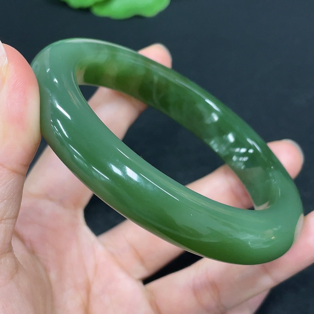 Hetian Jade Round Bracelet