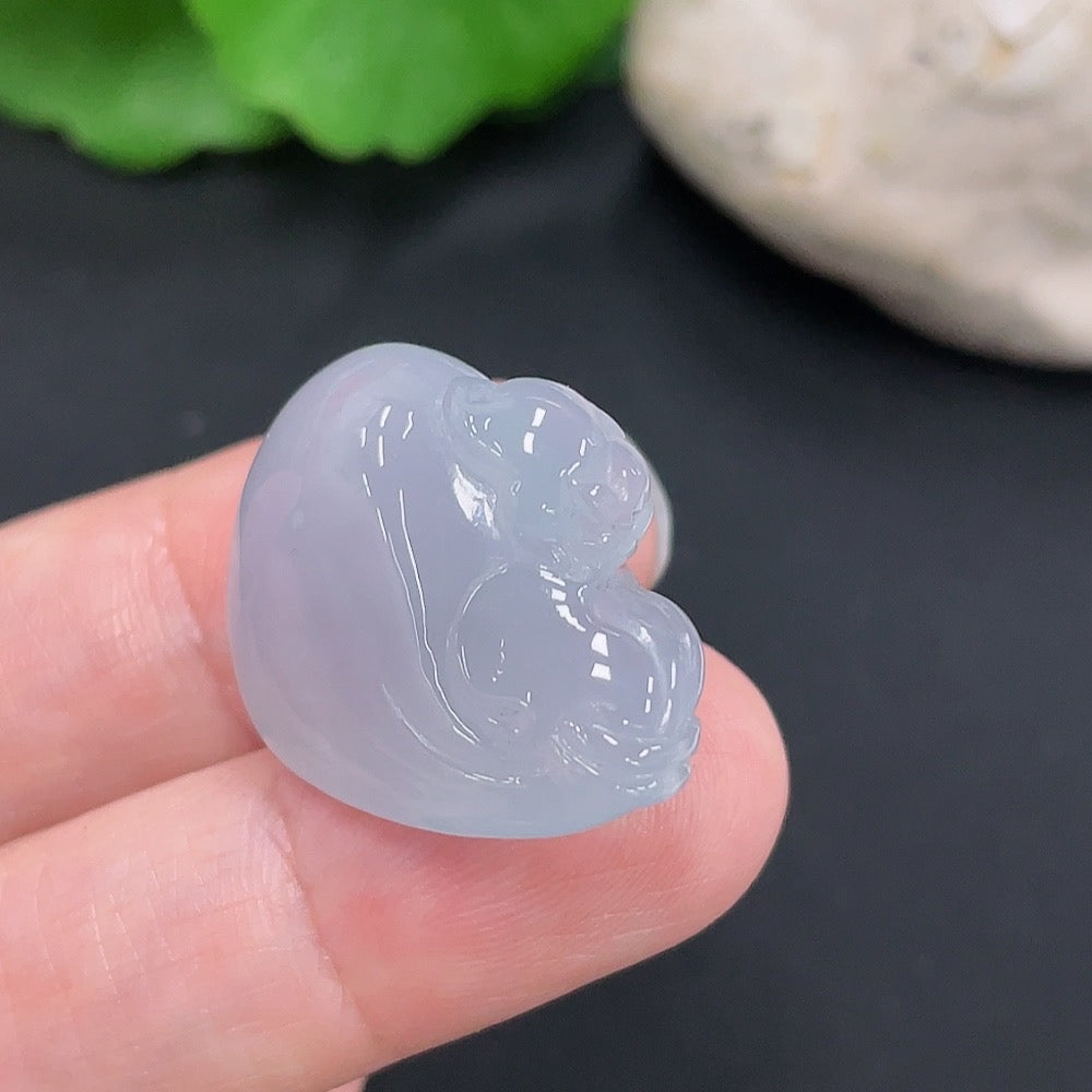 Jadeite Money Bag Pendant, . | Huiliu Certified