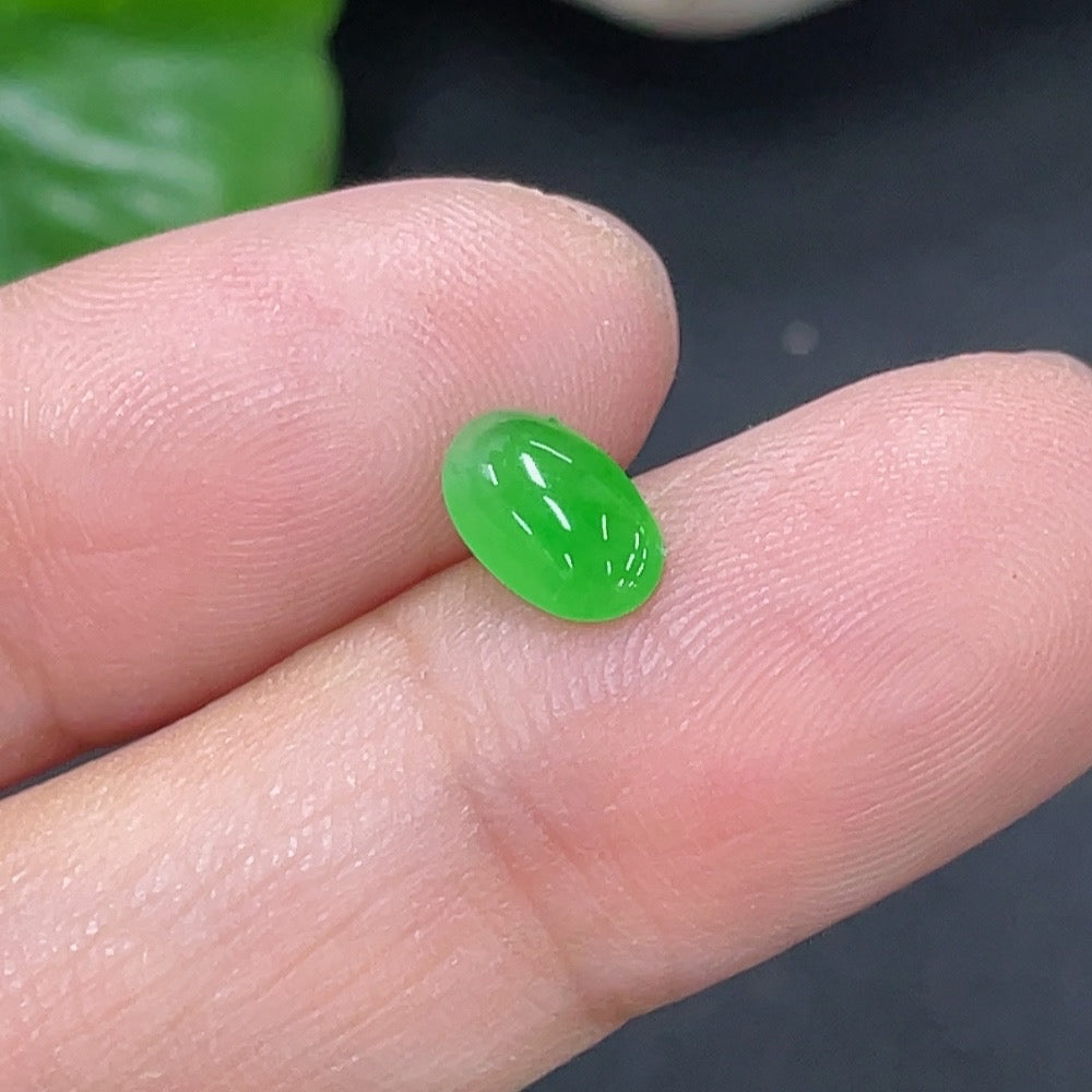 Jadeite cabochon total weight approx. 0.15g