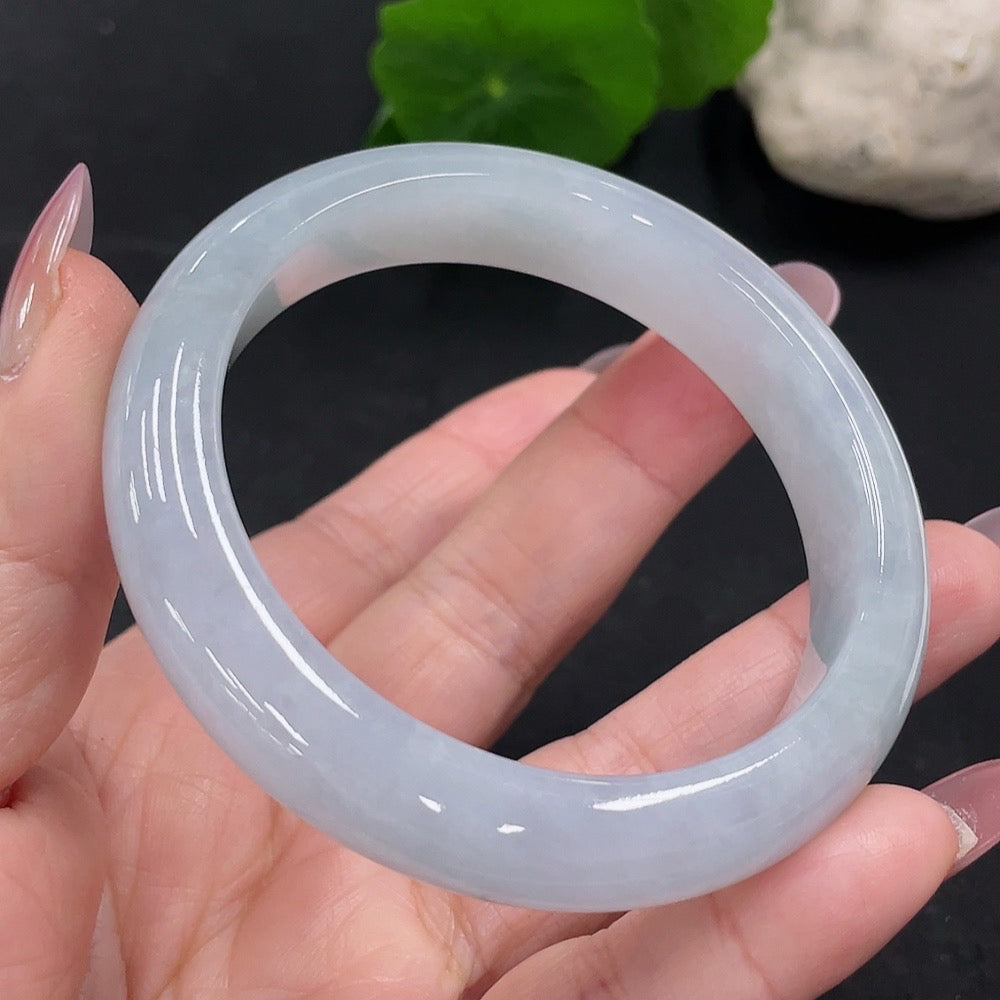 Jadeite Regular Round Bracelet Size 55.2 Total Weight Approx. 56.6g