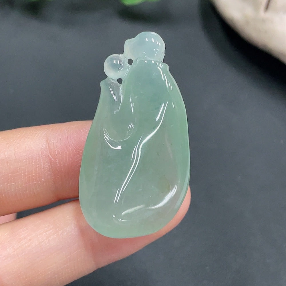 Jadeite Pendant Enlightenment Total Weight Approx. 10.79g