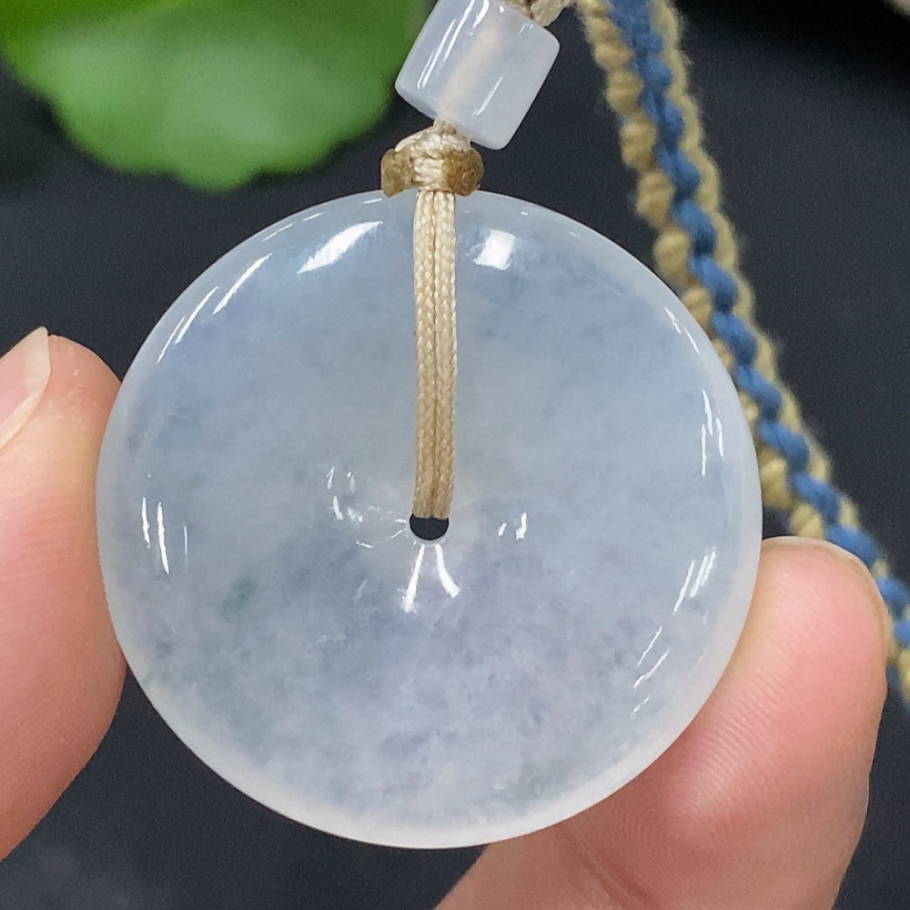 Jadeite Pendant About Peace Buckle | Huiliu Certified