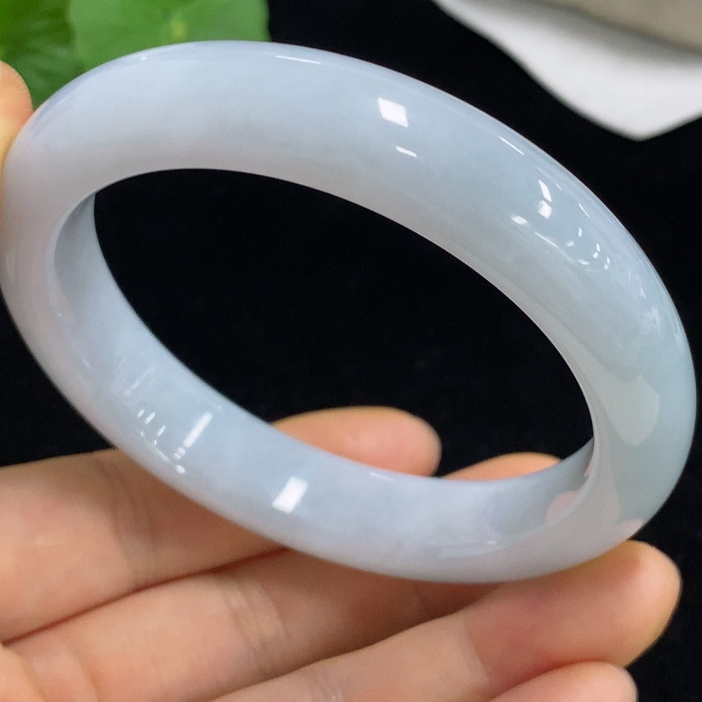 Jadeite Round Bangle Size 57.7 Total Weight About 64.57g