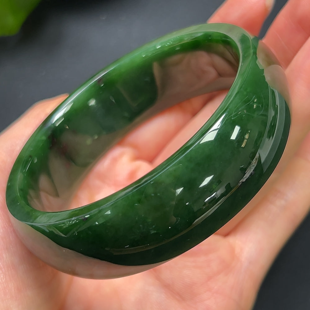 Hetian Jade Round Bracelet