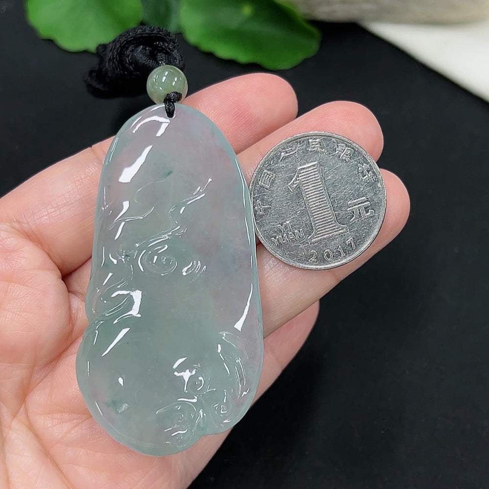 Jadeite Guanyin Pendant