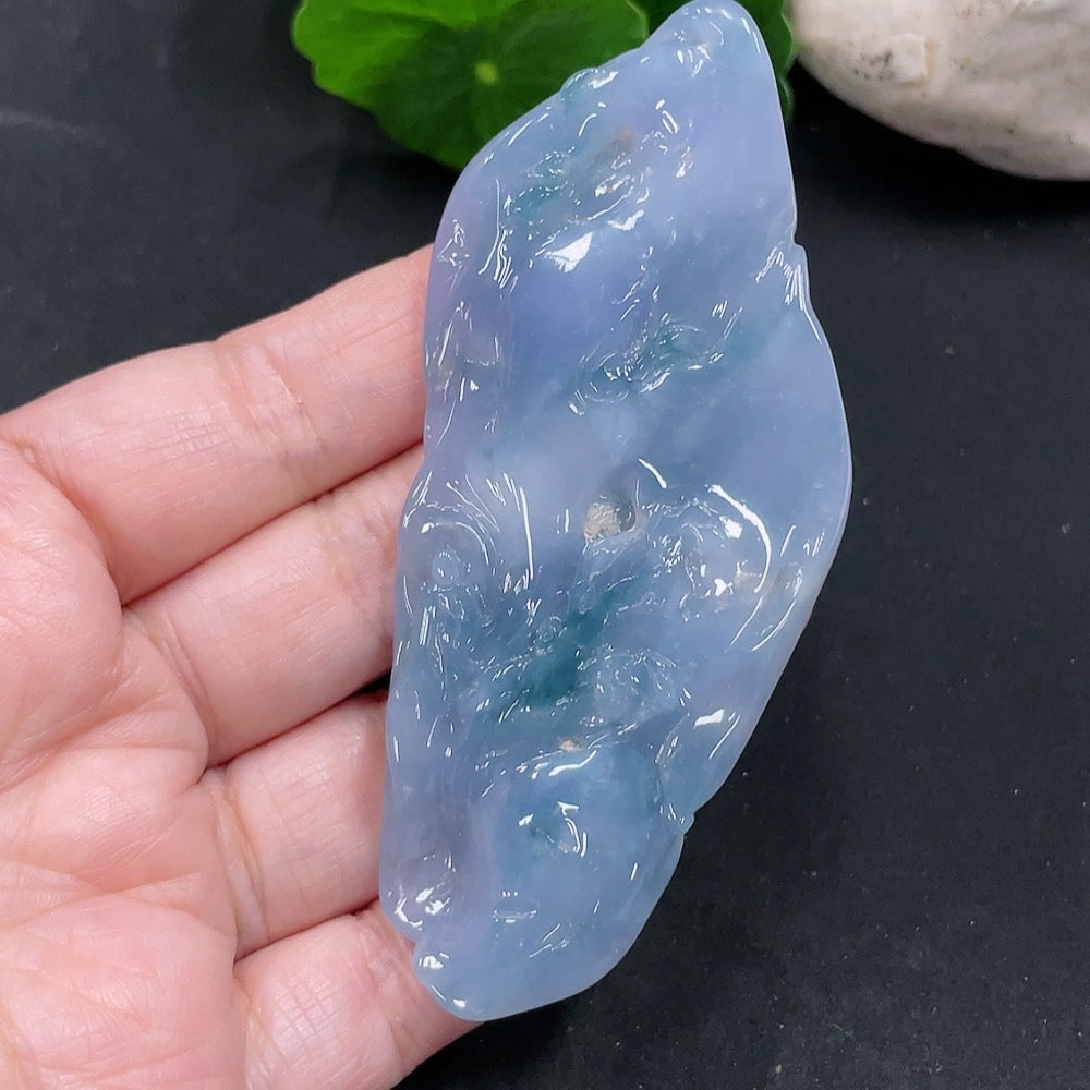 Jadeite Enlightenment Pendant | Huiliu Certified