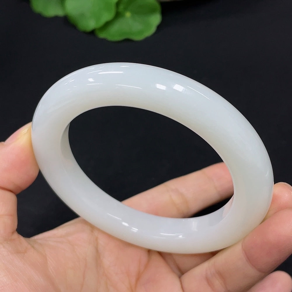 Hetian Jade Round Bracelet