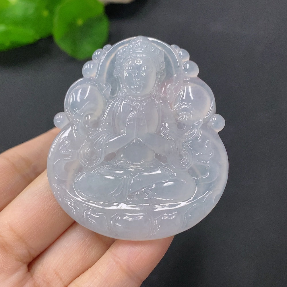 Jadeite Pendant Tara Total Weight Approx. 25.34g