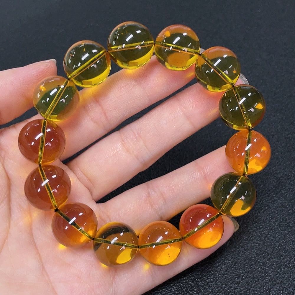 Amber Beeswax Bracelet