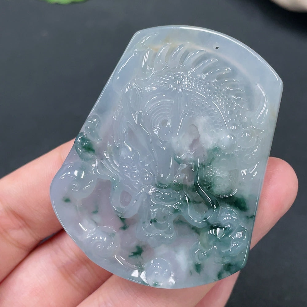 JadeiteDragon Pendant Total Weight 30.210g