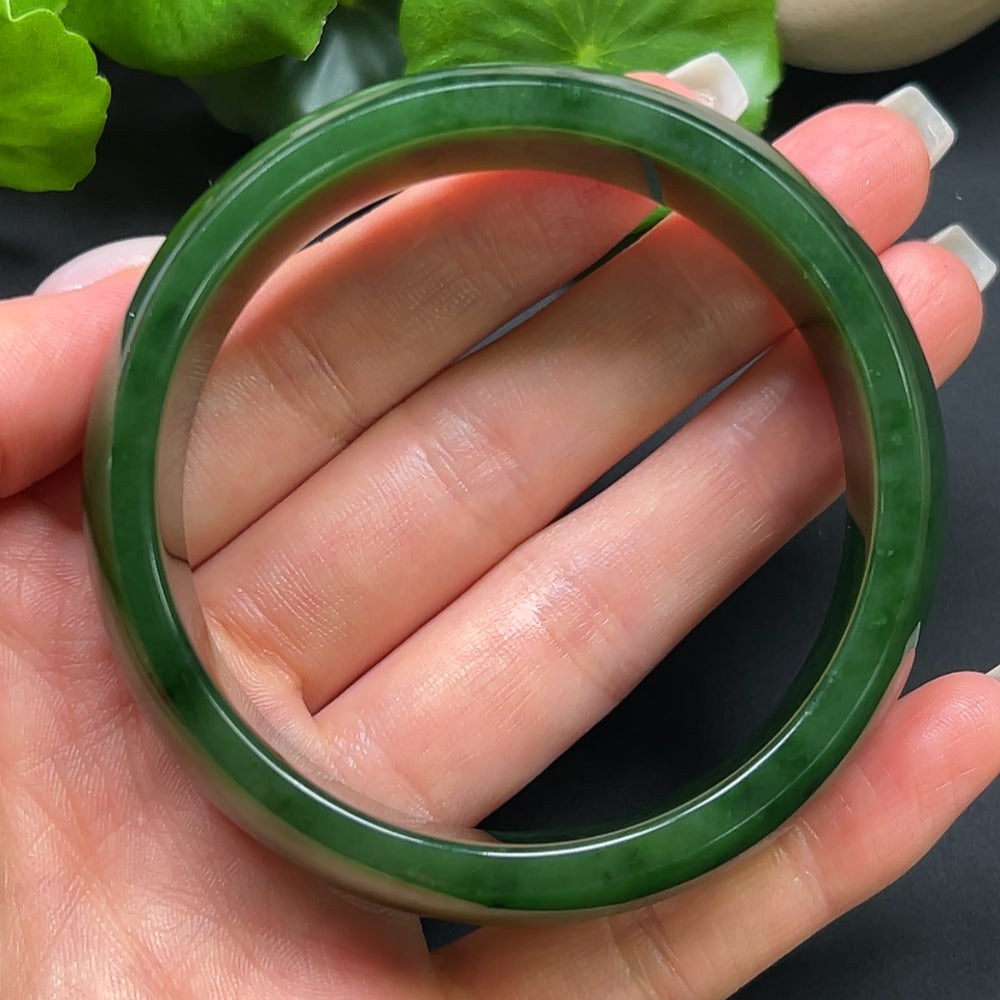 Hetian Jade Round Bracelet