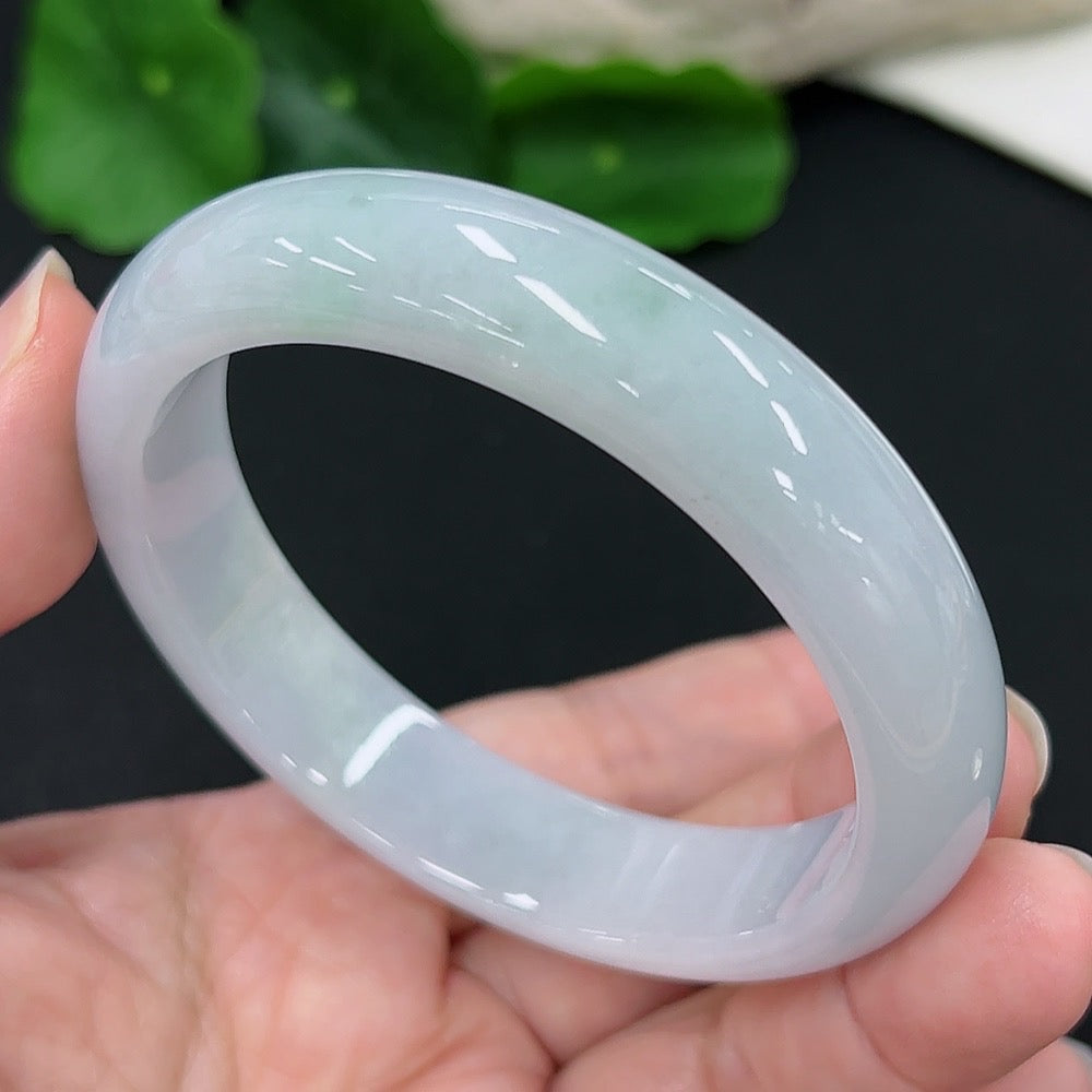 Jadeite Round Bangle Size 56.7 Total Weight Approx. 55.23g