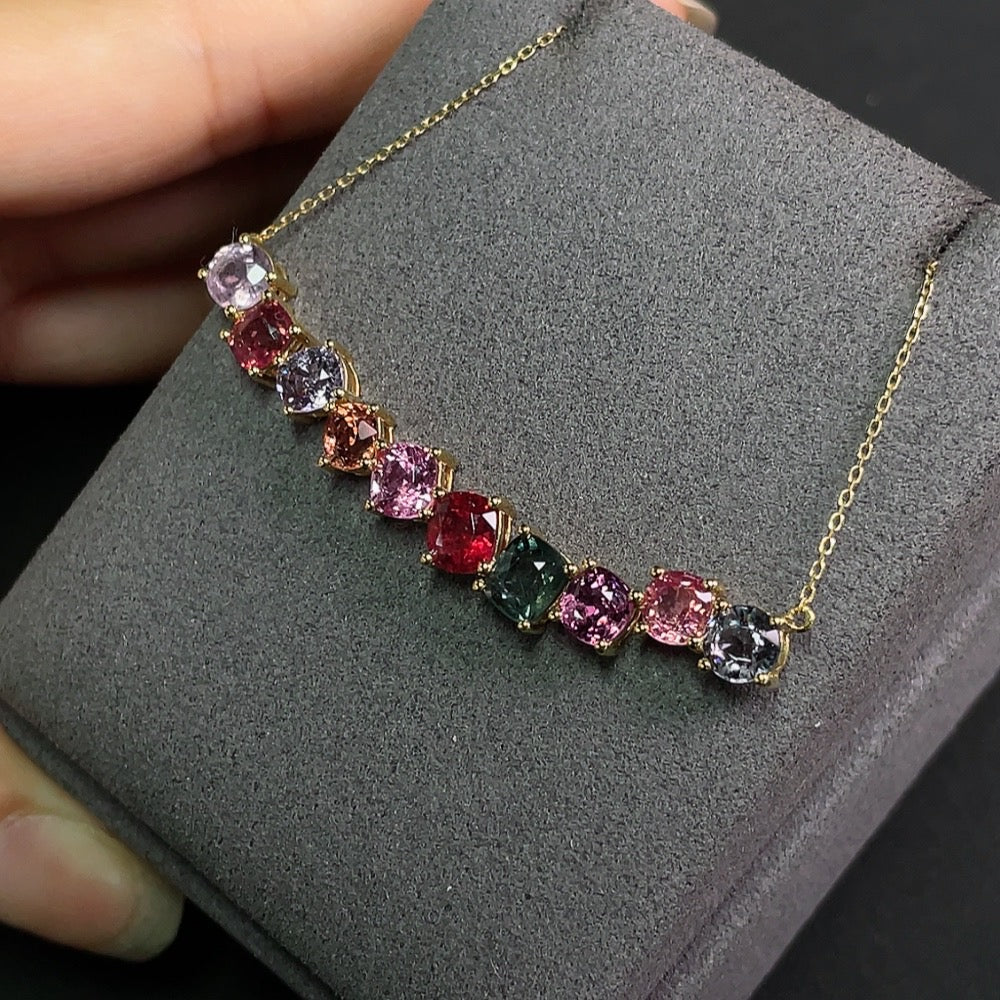 Spinel Necklace in 18K Gold