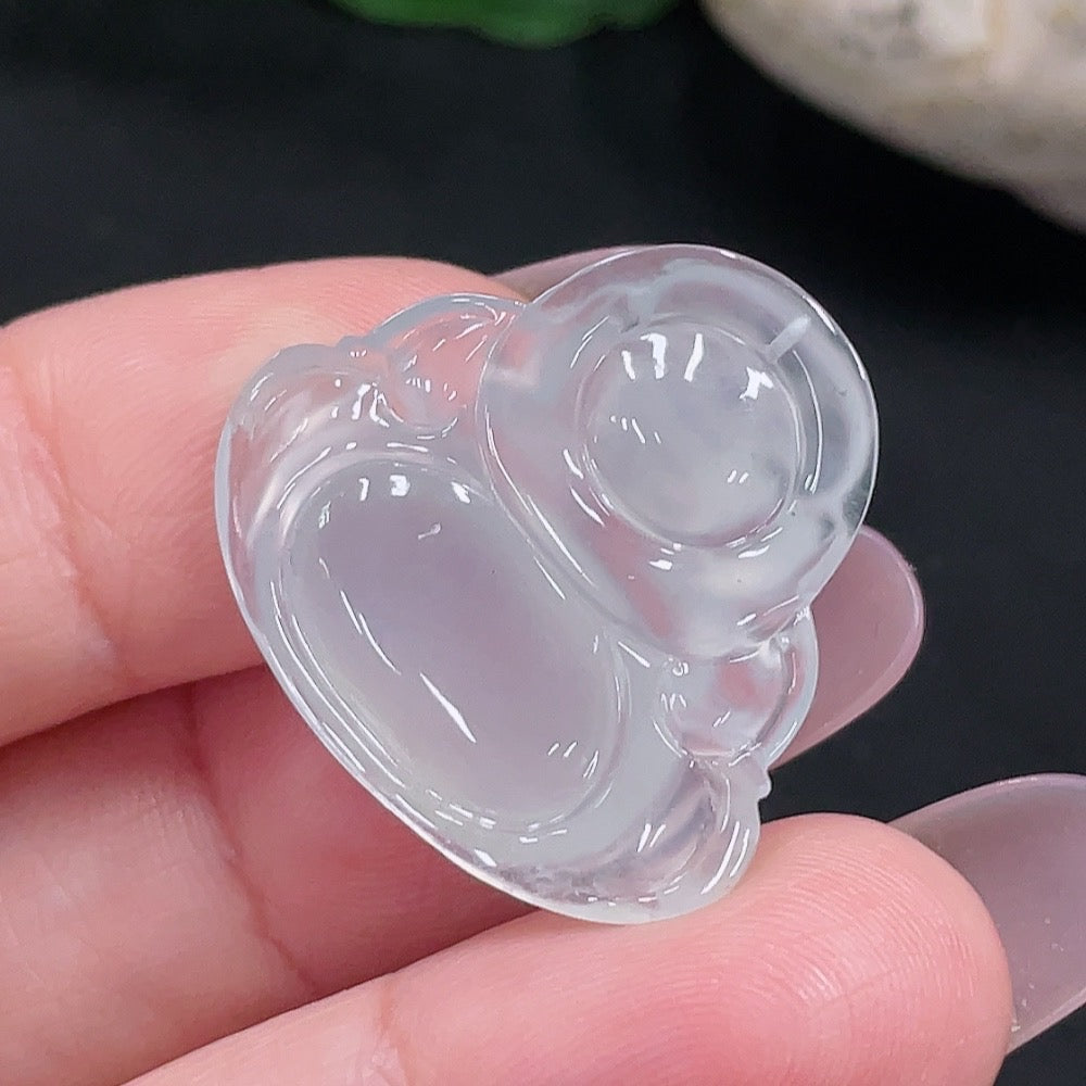 Jadeite Buddha Pendant, Total Weight Approx. 4.9g
